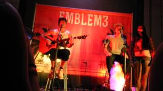 Tequila Sunrise and Obsessed (Live #FiresideStorySessions) - Emblem3