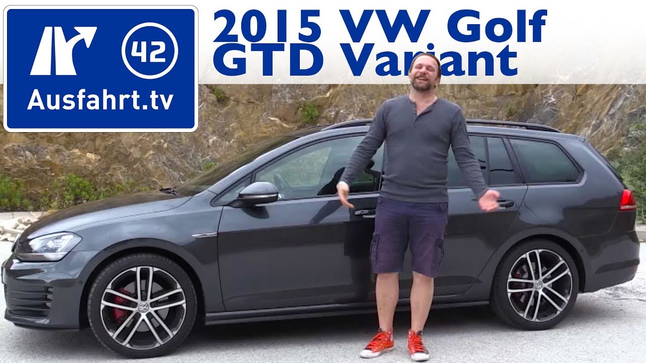 15 Volkswagen Golf Gtd Variant Kaufberatung Test Review Youtube