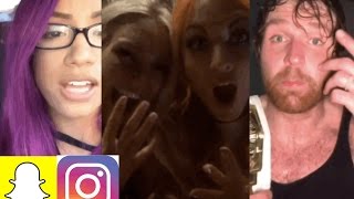 WWE Snapchat/IG Ft. Dean Ambrose, Sasha Banks, Charlotte, Becky Lynch, Braun Strowman n MORE Net Worth