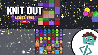 Knit Out Level 1195 | Hard | Walkthrough | No Boosters