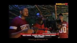 Kiss Daniel ft  Tiwa Savage & Davido – ‘Woju REMIX Behind The Scenes   Talkmuzik