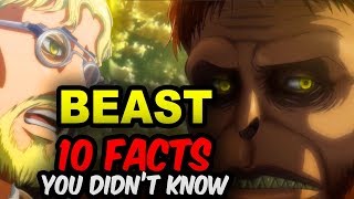 10 BEAST TITAN Facts You Didn’t Know! Attack on Titan Zeke Facts - Attack on Titan Anime Facts