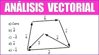 HALLAR EL VECTOR RESULTANTE | ANÁLISIS VECTORIAL