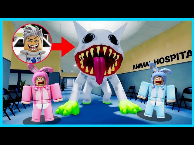 MIPAN & ZUZUZU Takut! AKUDAV Jadi Anomali Untuk Prank Di Animal Hospital! ROBLOX