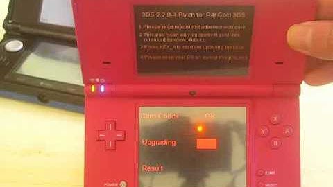 R4i Gold (R4ids.cn Old Version, non-3DS) Firmware Update for 3DS V3.0.flv