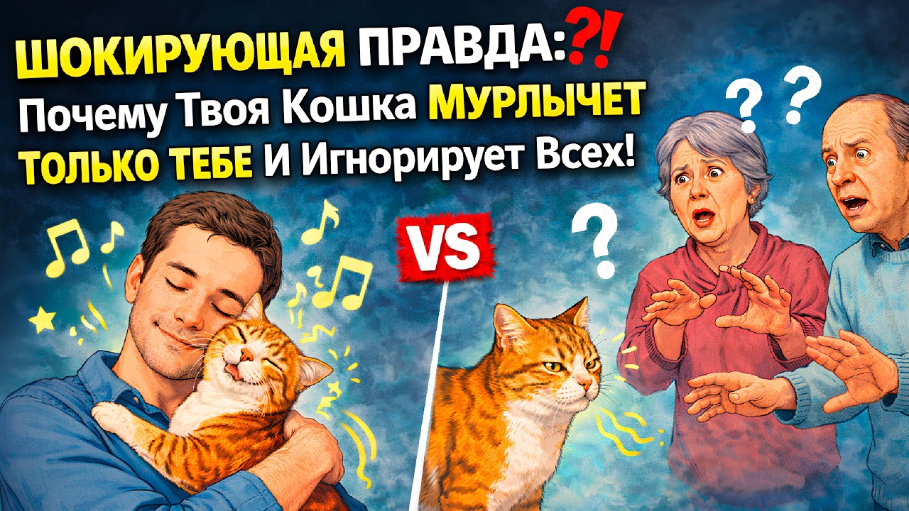 Шокирующая Правда: Почему Твоя Кошка Мурлычет Только Тебе И Игнорирует Всех!