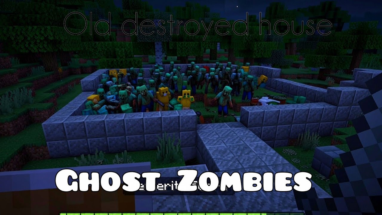 I KILLED ALL OLD DESTROYED HOUSE GHOSTS ZOMBIES 💀 FOR SAVED MINECRAFT  🌍