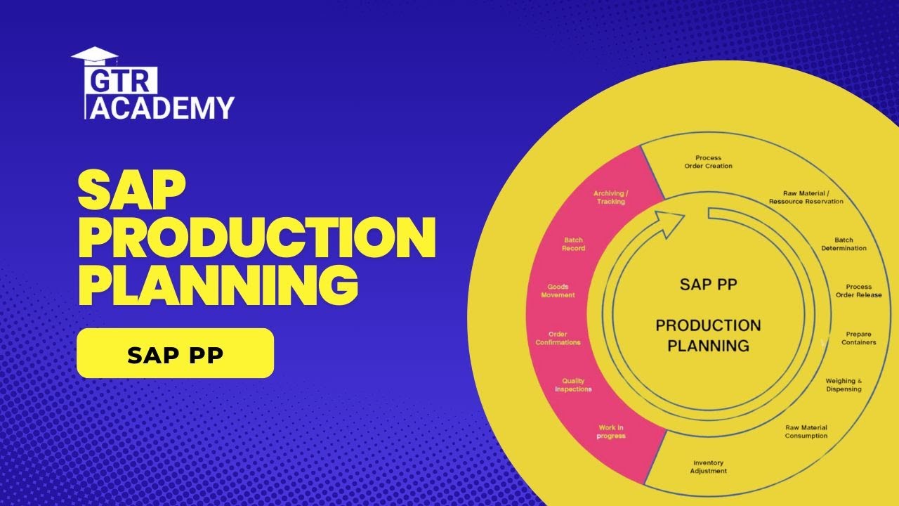 SAP PP Introduction Class | Learn SAP Production Planning Basics for ...