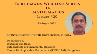 An Introduction to the Distribution Theory: Dr Sandeep K