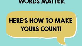 Positive Language Matters!