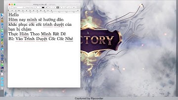 Khắc phục lỗi cốc cốc chậm