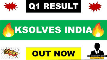 Ksolves Q1 Results 2024 | ksolves result | ksolves share latest news | ksolves share | ksolves india