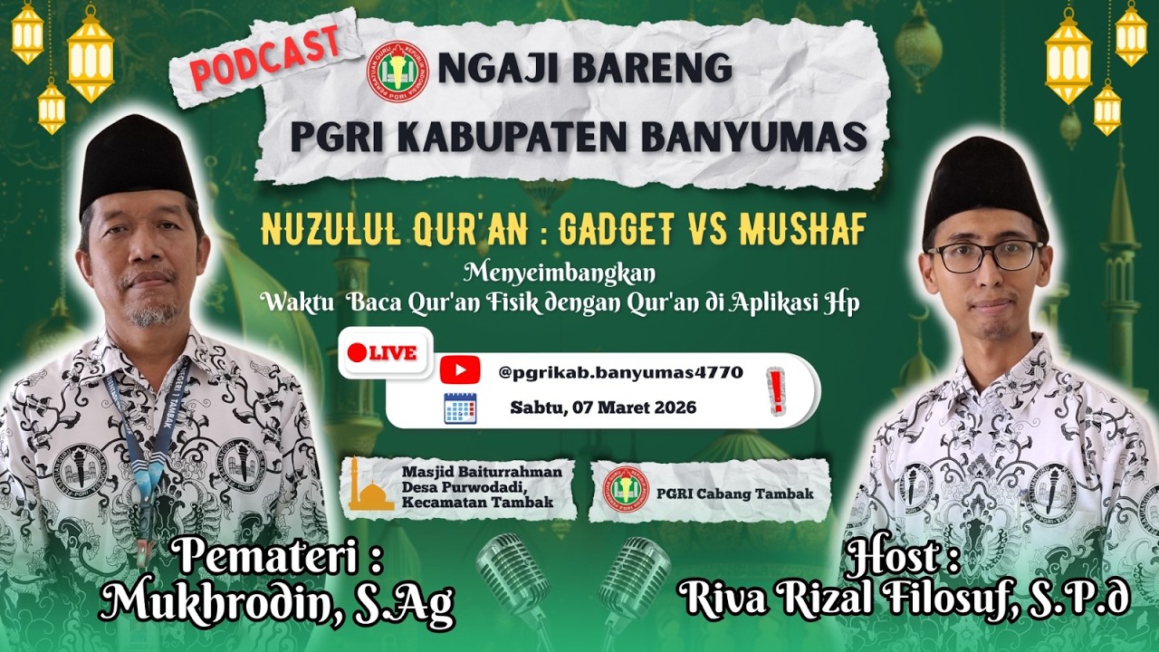 #17 Nuzulul Qur’an:Gadget vs Mushaf Menyeimbangkan waktu baca Quran fisik dng Quran di aplikasi HP