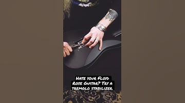 Hate your Floyd Rose guitar? Try a tremolo stabilizer. #guitar #electricguitar #floydrose #tremolo