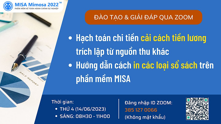 Các loại sổ sách theo hướng dẫn 1839