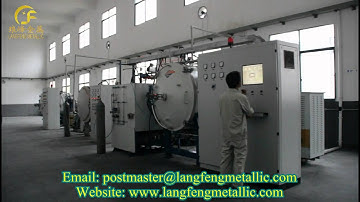 Carbide, metal ceramics workshop vacuum sintering furnace vacuum sintering process work in progress