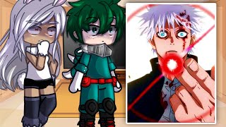 Mha React To Jujutsu Kaisen My Hero Academia Gacha Club