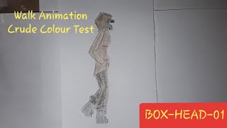 Walk Cycle Animation (Crude Colour and Basic Tests)