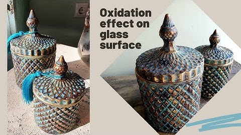 Oxidation effect on glass surface
