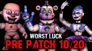 Details 10/20 Mode PRE PATCH Beaten with the Worst Possible luck | FNAF SL News