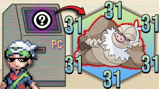 Perfect IV's in Pokemon Emerald using ACE