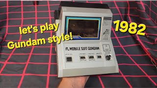 Gundam tabletop game by Bandai from 1982