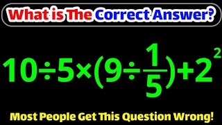 Only Math Geniuses Solve This Math Question Correctly!