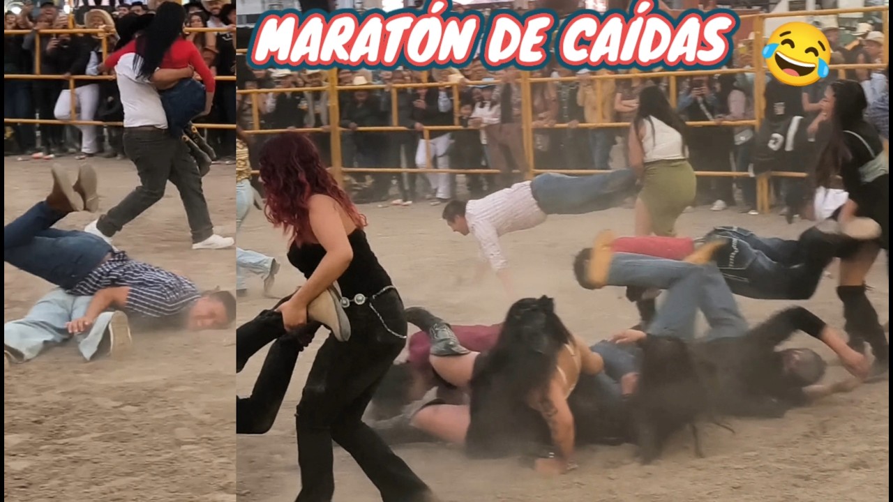 Se Puso INTENSO el Jaripeo con Tanta CAÍDA 😂