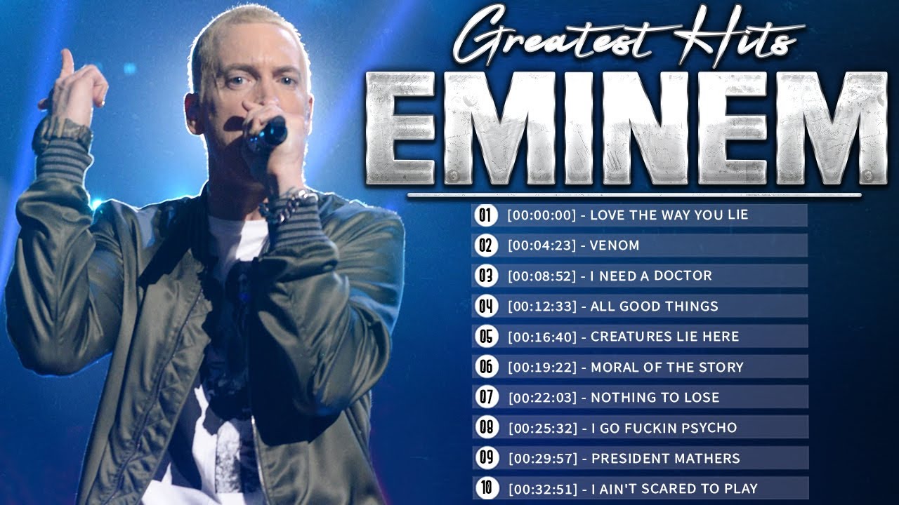 Eminem Greatest Full Album Best of Eminem Hits Playlist 2023 Eminem