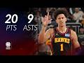 Jalen Johnson 20 pts 9 asts vs Bucks 25/26 season