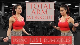 Full Arm Workout | Home Workout With Dumbbells Only | Erin Stern Fitness screenshot 5