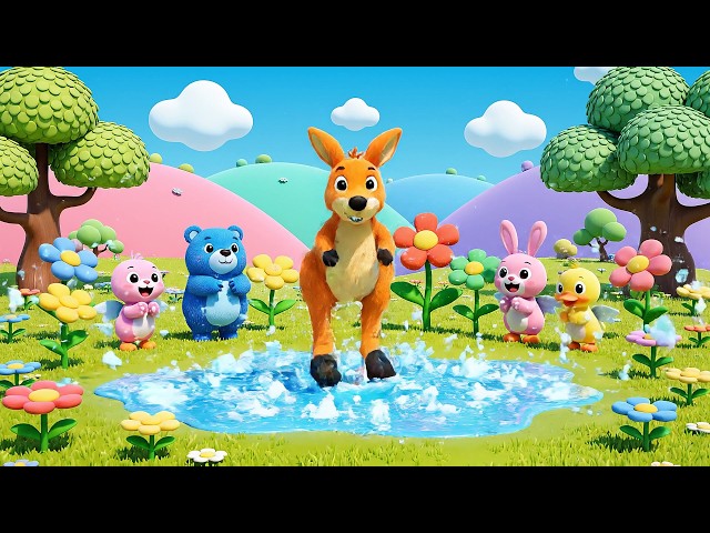 Happy Kangaroo Jumps Boing Boing Boo | Active Exercise Song