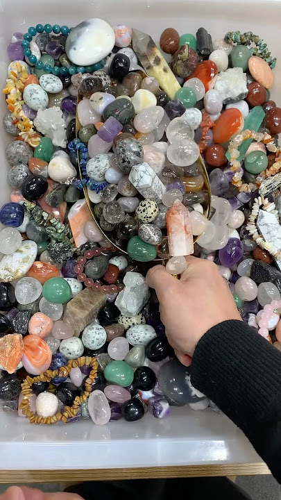 Extra large scoop (XL) of Crystal confetti is now available🔥 #crystals #crystalconfetti