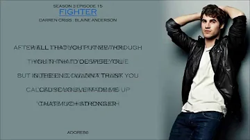 Glee _ Fighter Lyrics