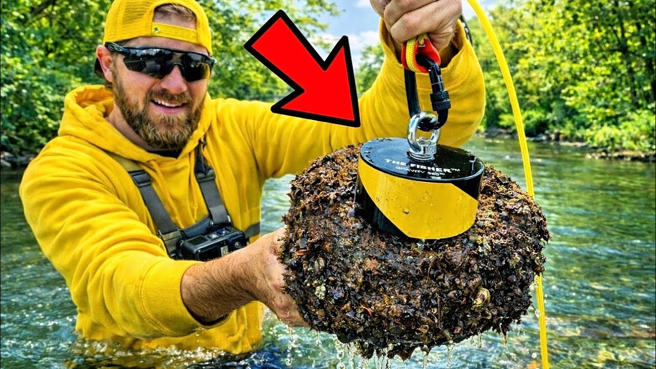MAGNET FISHING Pulled This Up… I Wasn’t Ready For What Was Under It