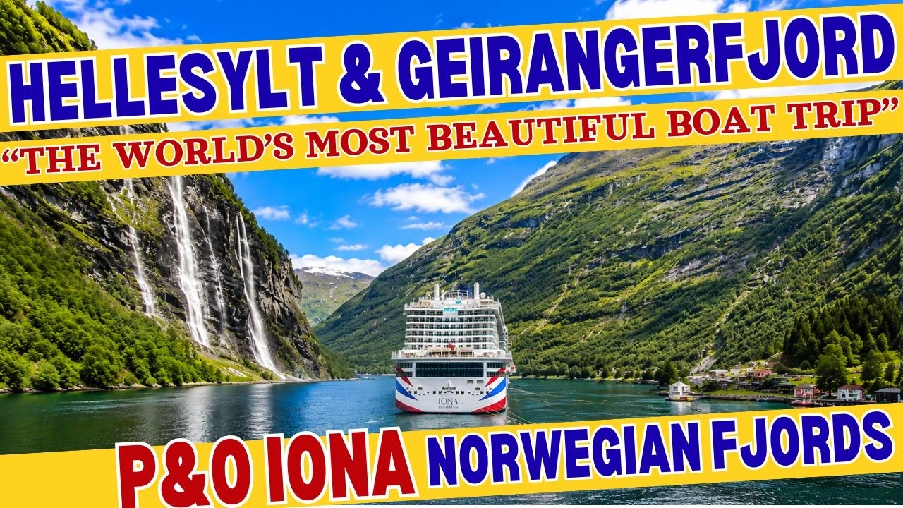 World’s Most Beautiful Boat Trip? 🇳🇴 Hellesylt & Geirangerfjord | P&O Iona Norwegian Fjords 2026