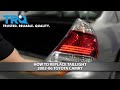 How to Replace Taillight 2002-06 Toyota Camry