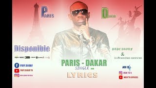 pape diouf paris dakar lyrics