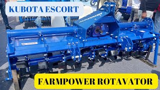 Escort Kubota rotavator | Farm power Rotavator New model | Escort Best Rotavator