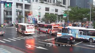 2017 -11 -26 15:40 臺北客運 206-U5 內車道右轉