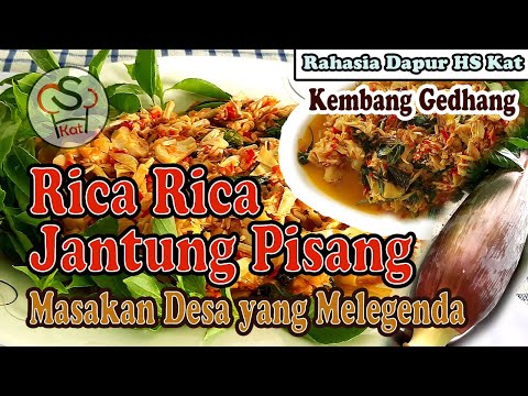 Resep Rica Rica Jantung Pisang