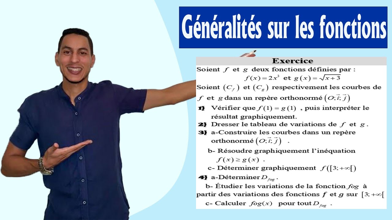 généralités sur les fonctions 1bac exercice -composé de deux fonctions-variations-fonction ax^3-√x+a