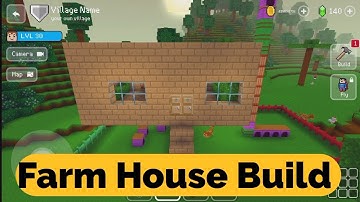 New Game Series!! | Block Craft 3D Building Simulator | Farm House Build | Gameplay