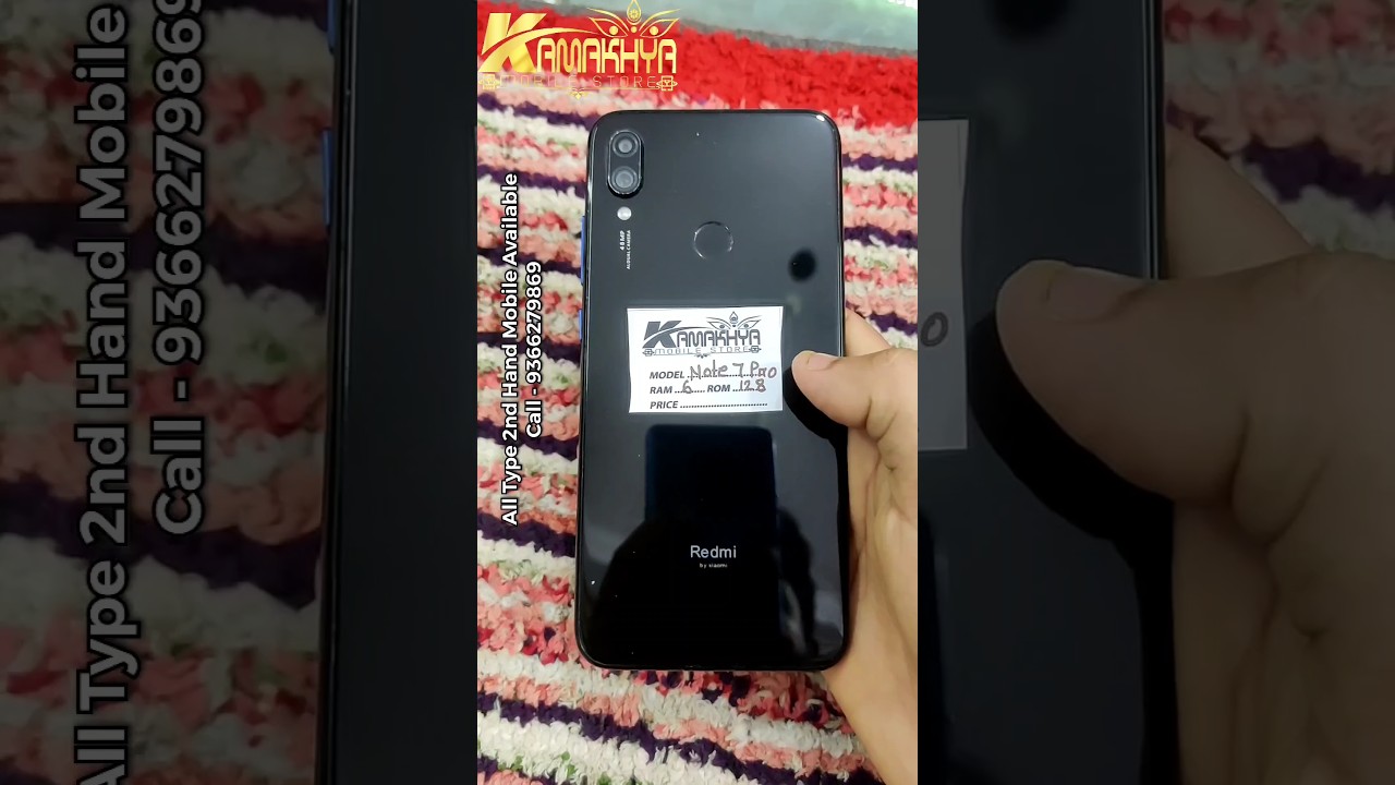 2nd hand Redmi Note 7 pro Mobile Sell || Agartala, Tripura || Call 9366279869 ||