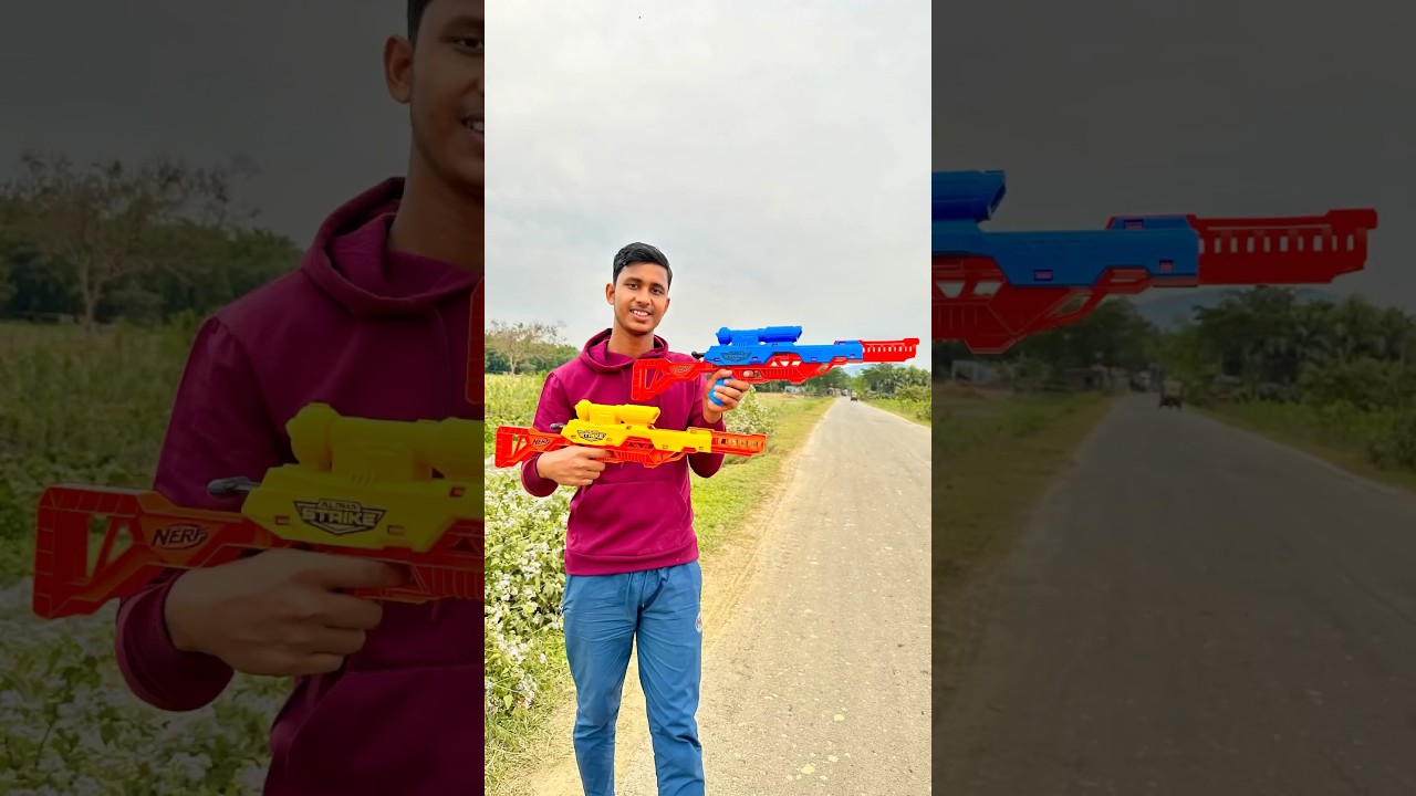 Ak sath 2 nerf gun Unboxing 😁 