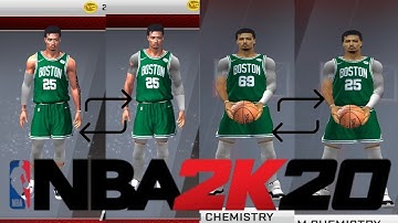NBA 2K20 MOBILE - Toutorial how to copy player accessories and change jersey number using "JD MOD"