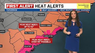 WEDNESDAY 8/12 FORECAST - Extreme Heat Warning goes into effect tomorrow!