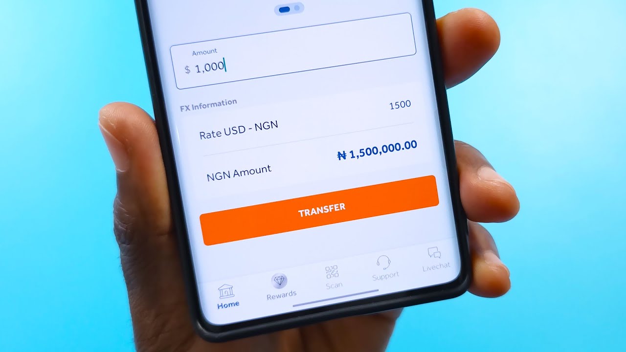 Converting USD to Naira Using the Access Bank App