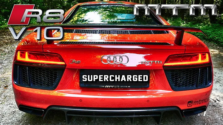 Audi R8 V10 SUPERCHARGED MTM 802HP LOUD! Exhaust SOUND & DRIVE by AutoTopNL