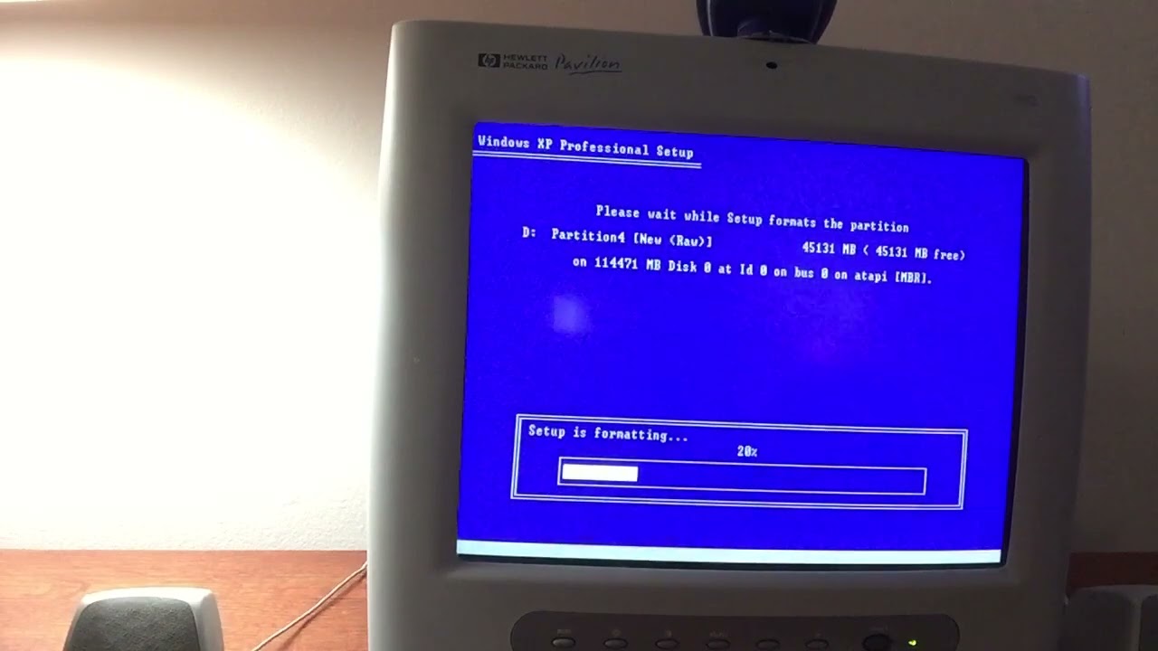 Windows XP Install Part 1 - YouTube